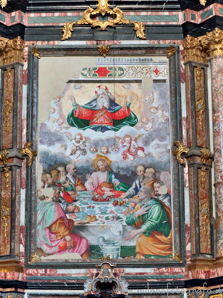 Besana in Brianza (Monza e Brianza, Italy) - Last supper in the public Church of Sts. Peter and Paul of the Former Benedictine Monastery of Brugora